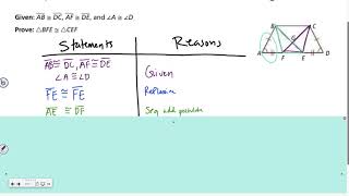 Geometry 4-6: Congruence in Overlapping Triangles