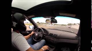 bmw 325ci e46 lapping montmagny speedway