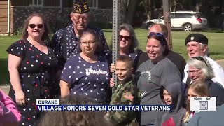 Durand forever remembers seven Gold Star veterans