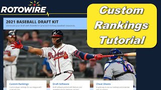 Custom Rankings - MLB Fantasy Draft Kit