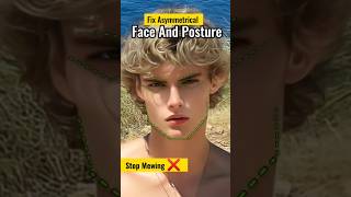 Fix Asymmetrical Face And Posture | Get Sharp Jawline (No Mewing)