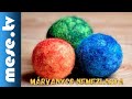 Varázs Padlás Kézműves Műhely: Készíts márványos nemezlabdákat! - DIY | MESE TV