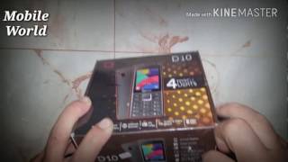 QMobile D10 - Unboxing By Mobile World Urdu/Hindi