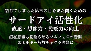 ★【第6チャクラを開く】3時間 瞑想用BGM 潜在意識の覚醒 スピリチュアルな直感を活性化させる。閉じてしまったサードアイの開眼・活性化。瞑想音楽が導く内なる洞察意識の視界が広がる。