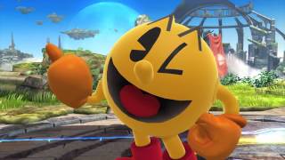 Super Smash Bros Pac Man Game & Watch - E3 2014 Wii-U Trailer