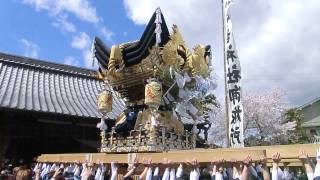 北条節句祭　本宮　小谷　御旅所　屋台差し上げ　その３