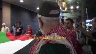 Escracho no McDonalds, BH/MG: “Quem financia genocídio, genocida é!” Fora, Israel genocida/sionista!