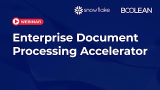 Webinar: Enterprise Document Processing Accelerator