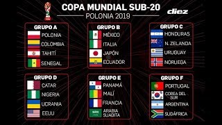 (REVIEW) Sorteo OFFICIAL De Mundial SUB-20 Polonia 2019