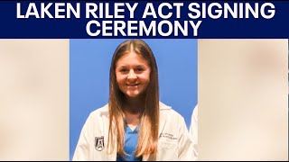 LIVE: Laken Riley Act bill signing ceremony