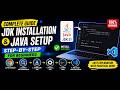 Java JDK Installation & VS Code Setup for Beginners (2026) | Step-by-Step Tutorial