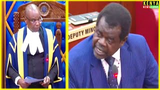 'I ORDER YOU TO APOLOGIZE' Tension in Senate as Speaker Kingi directs Senator Okiyah Omtatah