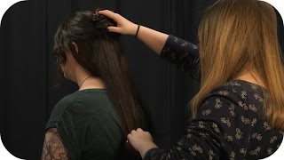 {ASMR} Brushing Long Hair Tingle Exercise *Audio Fixed*