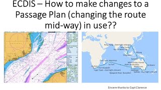 Passage Planning on ECDIS - How to make changes to an existing route??