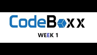 Codeboxx WEEK1 - PseudoCode