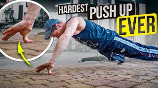 HARDEST push up EVER / Bruce Lee's ONE FINGER push up