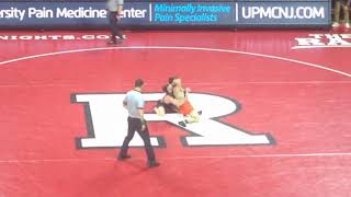 Rutgers 149-pounder Anthony Ashnault tops Princeton's Matt Kolodzik by MD, 10-2