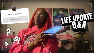 LIFE UPDATE Q&A ᥫ᭡ || college plans, toxic relationships, relationship status, etc.