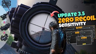 Update 3.5 Best Sensitivity Settings 🔥 For All Devices Gyroscope & Non Gyro | PUBG/BGMI