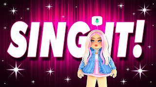 Using My Vocal Cords on Sing It! (Roblox karaoke)