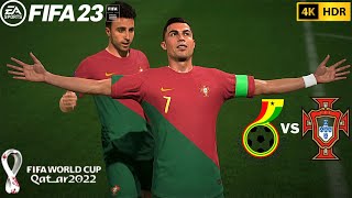 FIFA 23 | Portugal vs Ghana🔥|Qatar World Cup Final | Penalty Shootout | PS5 4K #fifa23 #england