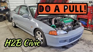 First Time Driving The H2B In 2 Months! | JDM H23A VTEC Swapped Honda Civic