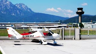 Landung in Salzburg und Besuch von Hangar 7 und 8 am Airport W. A. Mozart