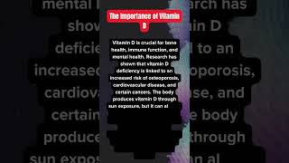 Is Vitamin D Deficiency Secretly Harming Your Health? 🌞 Uncover the Truth! #shorts