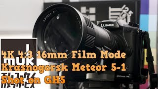 Panasonic GH5 \u0026 Krasnogorsk Meteor 5-1 17-69mm 4K 4:3 16mm Film Mode /muk #195