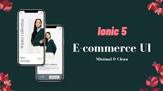 Ionic 5 Modern & Clean E-commerce UI | Ionic 5 Tutorial For Beginners | Speed Code
