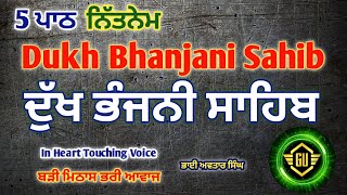 Dukh Bhanjani Sahib 05 Path | Vol 10 | Path Dukh Bhanjani Sahib | Nitnem | Bhai Avtar Singh.