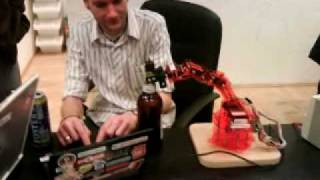 Steve's amazing self destructing robot arm.