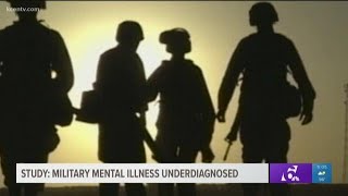 Research suggests military mental illness may be underdiagnosed