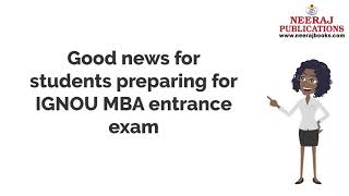 Neeraj OPENMAT guide for students preparing for IGNOU MBA OPENMAT Entrance exam