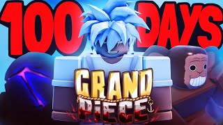 I Spent 100 Days in Grand Piece Online and Here's What Happened... (GPO roblox)