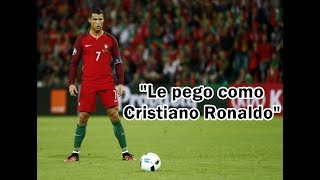Cobra un Tiro Libre al Estilo Cristiano Ronaldo | Cristiano Ronaldo Fail