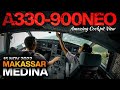 Terbang umroh lion air a330-900 makassar arab saudi