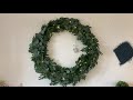 designer dupe giant 100cm christmas wreath how to make your own wreath tutorial wreathmaking