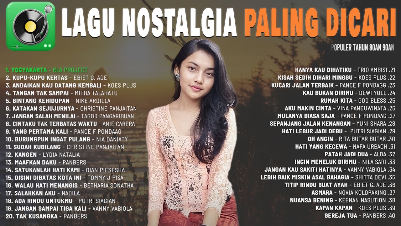 LAGU NOSTALGIA PALING DICARI - LAGU TEMBANG KENANGAN TAHUN 80AN-90AN ...