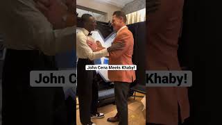 John Cena finally meets Khaby Lame! #wwe #johncena #khaby #khabylame #tiktok