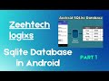 Android Sqlite tutorial for beginners | Android CRUD Operation SQLite 2021 Part1 | Add,Delete,Insert