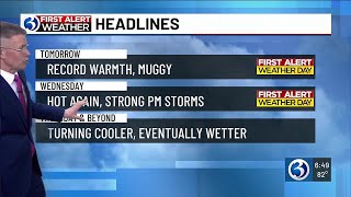 First Alert Weather Extra Record Warmth Tomorrow