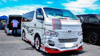 (HD)BODYLINE NISSAN URVAN NV350 modified ボディラインNV350キャラバンカスタム - #SBM大阪2018