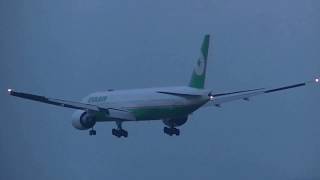 長榮航空 Eva Air 777-35E/ER(B-16718) BR-29 甘迺迪(JFK)→桃園(TPE) landing