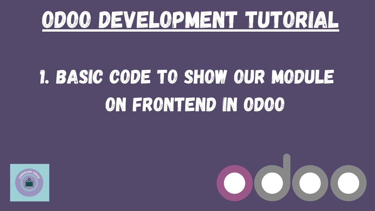 How Can We Show Our Module On Odoo Front End In Hindi | Odoo Tutorial ...