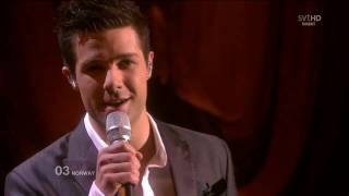 HD HDTV NORWAY ESC Eurovision Song Contest 2010 Final LIVE Didrik Solli Tangen - My Heart Is Yours