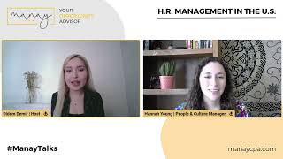 HR Management in the United States | #ManayTalks