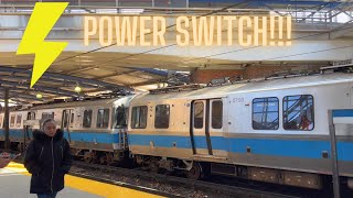 This Boston Subway Train Switches Power!