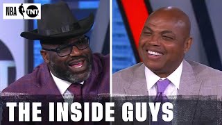 "I DROVE THE BUS!" Chuck and Shaq are back at it 😅 | NBA on TNT