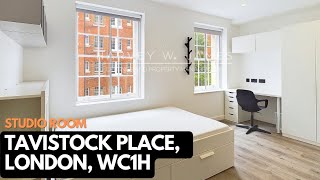 Stunning Studio Room (All Bills included) in Tavistock Place, WC1H | Harvey W James